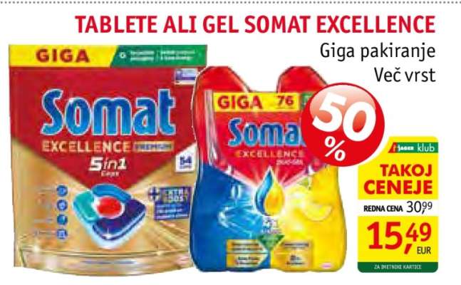 Tablete ali gel Somat Excellence