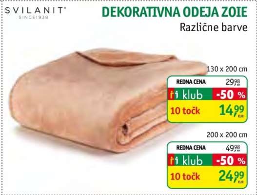 Dekorativna Odeja Zoie (130 x 200 cm)