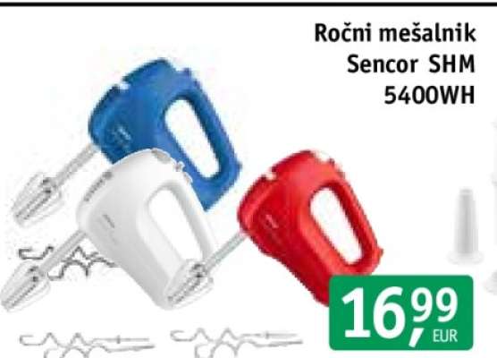 Ročni mešalnik Sencor SHM 5400WH