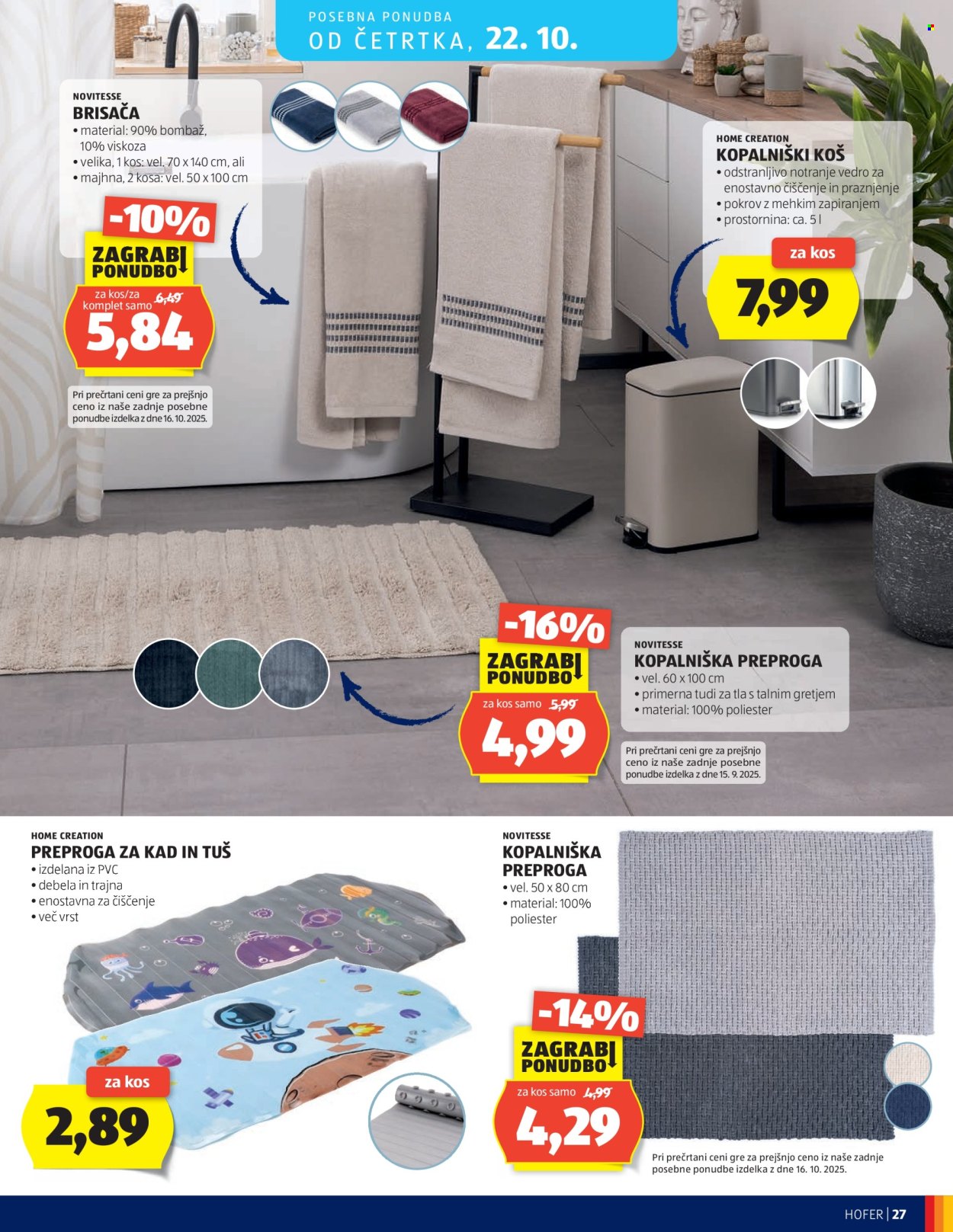Hofer katalog - 14.10.2026 - 22.10.2026. Stran 27