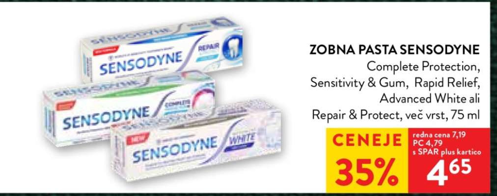 ZOBNA PASTA SENSODYNE