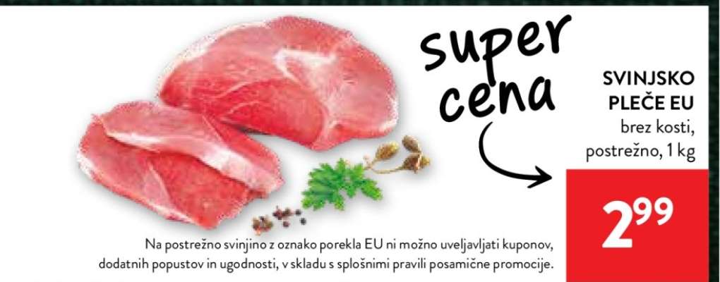 Svinjsko pleče EU