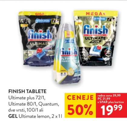 FINISH tablete