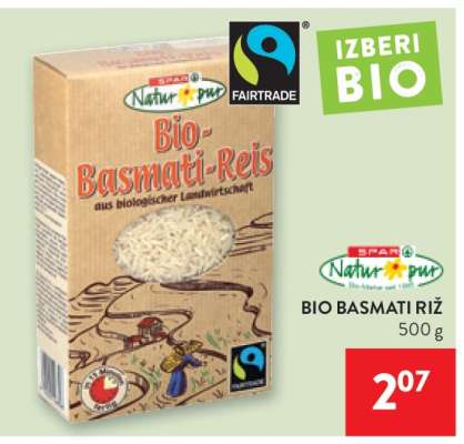 BIO BASMATI RIŽ