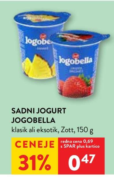 SADNI JOGURT JOGOBELLA