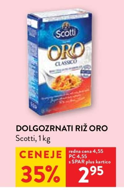 DOLGOZNATI RIŽ ORO