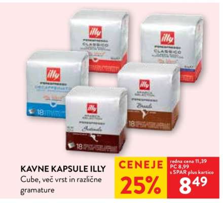 Kavne kapsule Illy