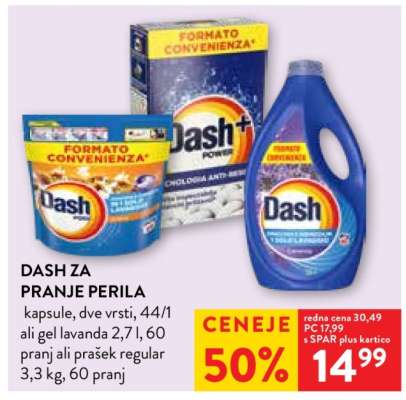 DASH ZA PRANJE PERILA