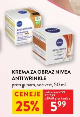 KREMA ZA OBRAZ NIVEA ANTI-WRINKLE