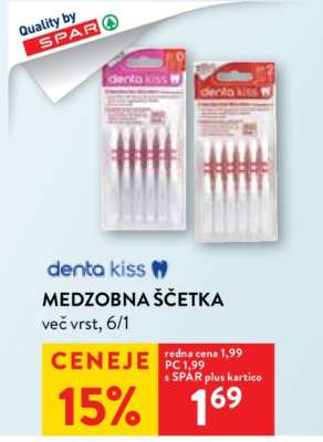 Denta Kiss Medzobna Ščetka