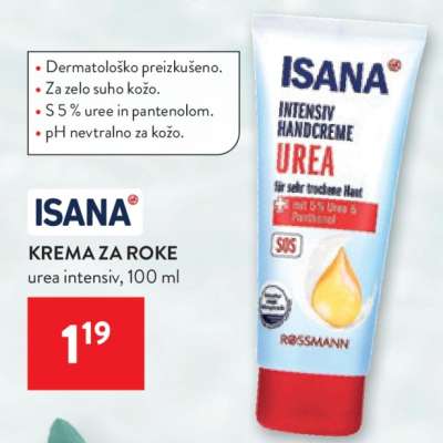ISANA KREMA ZA ROKE