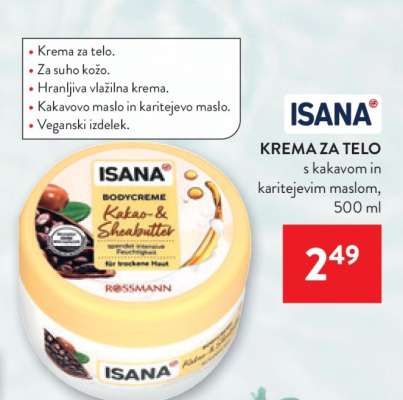 ISANA Krema za telo