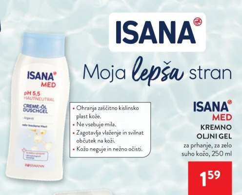 ISANA MED KREMNO OLJNI GEL