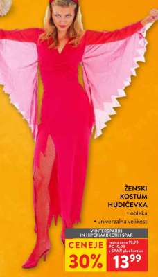Ženski kostum hudičevka