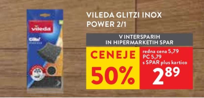 Vileda Glitzi Inox Power 2/1