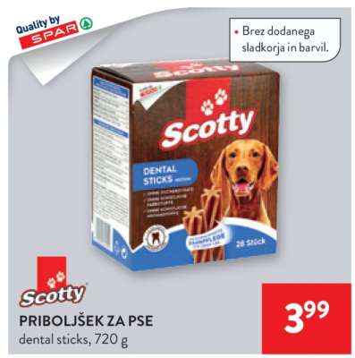 Scotty Priboljšek za pse