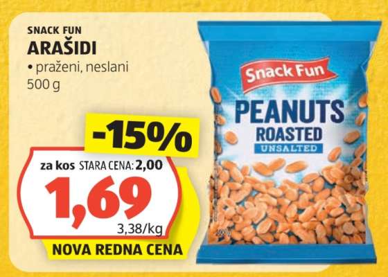 SNACK FUN ARAŠIDI