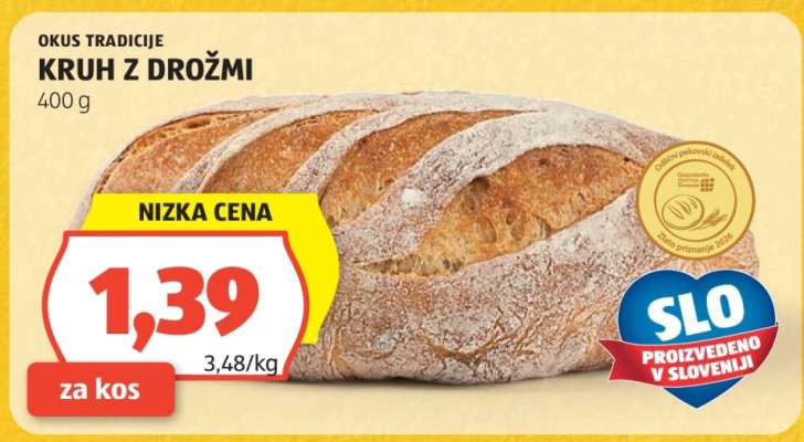 KRUH Z DROŽMI