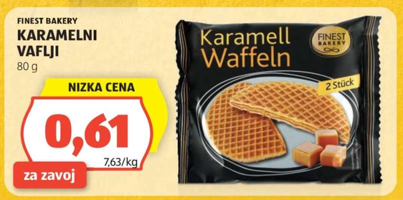 Finest Bakery Karamelni Vaflji