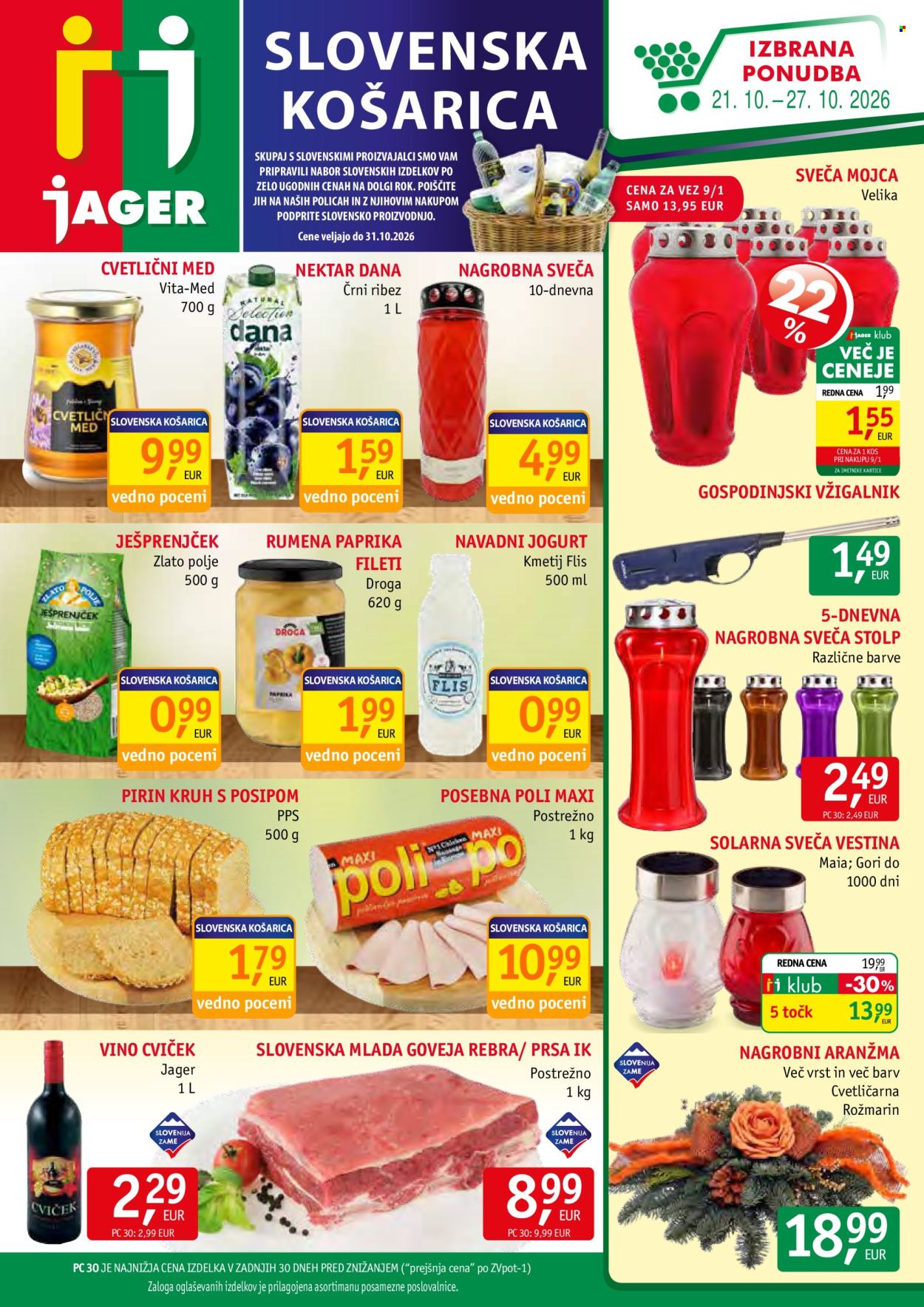 JAGER katalog - 21.10.2026 - 27.10.2026. Stran 1