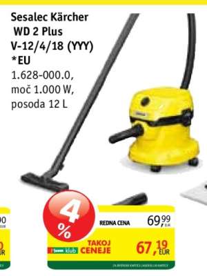 Sesalec Kärcher WD 2 Plus