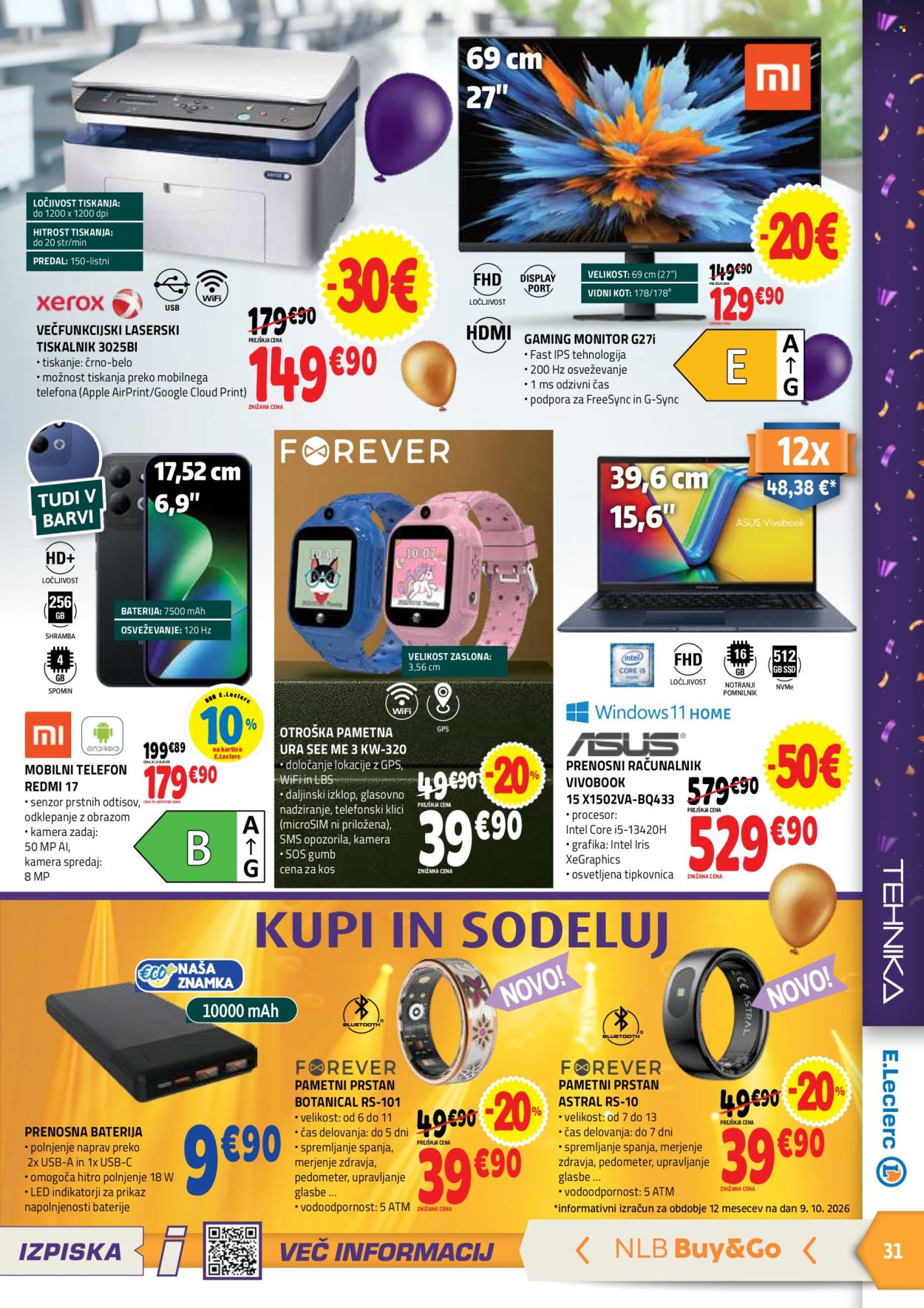 E.Leclerc katalog - 21.10.2026 - 30.10.2026. Stran 31