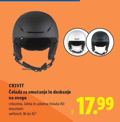 CRIVIT Čelada za smučanje in deskanje na snegu