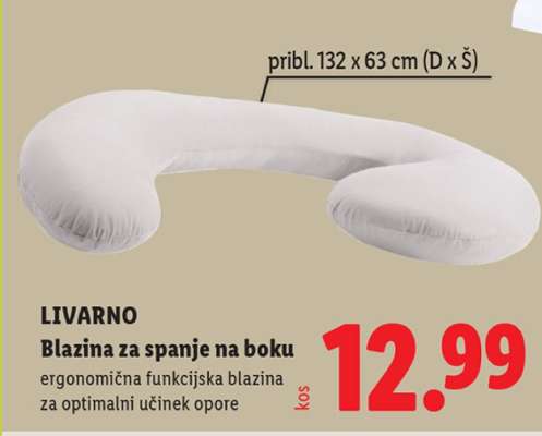 LIVARNO Blazina za spanje na boku