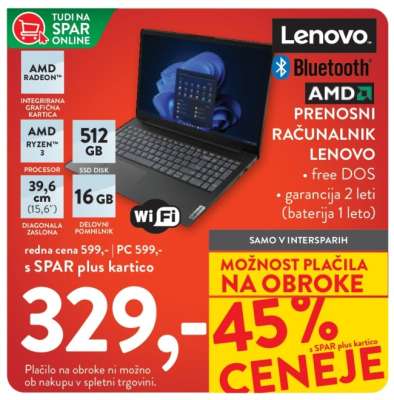 Prenosni računalnik Lenovo