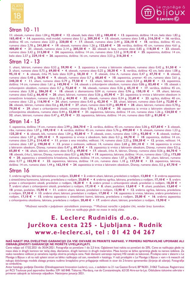 E.Leclerc katalog - 17.02.2021 - 31.12.2021.