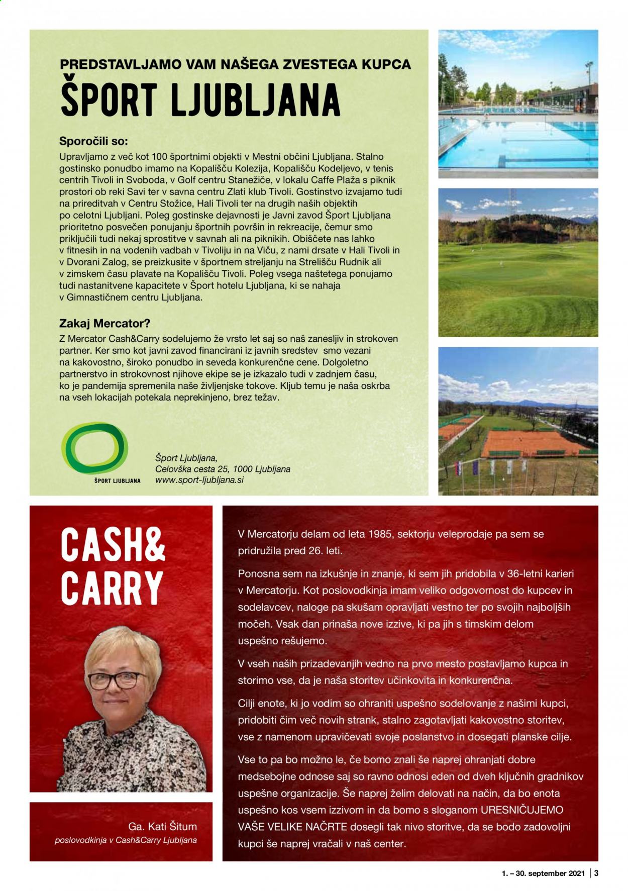 Mercator Cash & Carry katalog - 01.09.2021 - 30.09.2021.