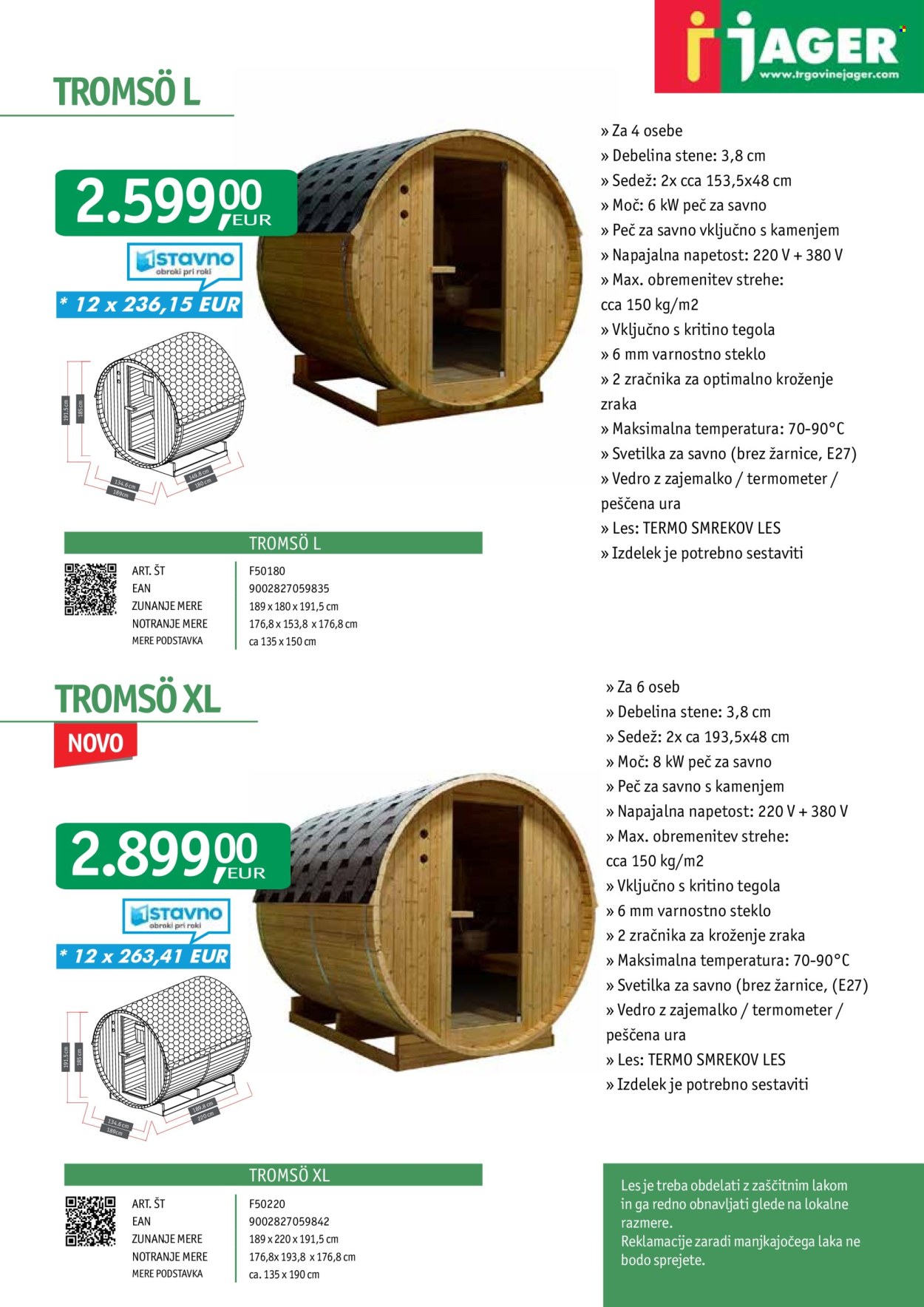 JAGER katalog.