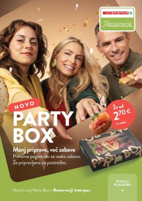 INTERSPAR - PARTY BOX v Restavracijah