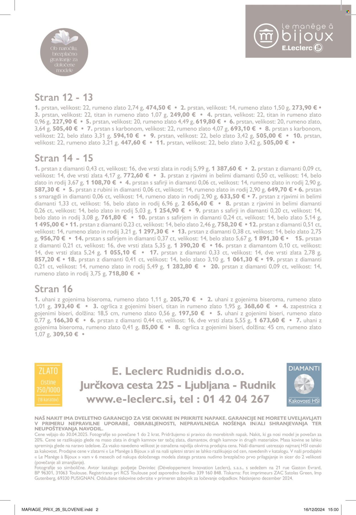 E.Leclerc katalog - 14.01.2025 - 31.12.2025. Stran 17